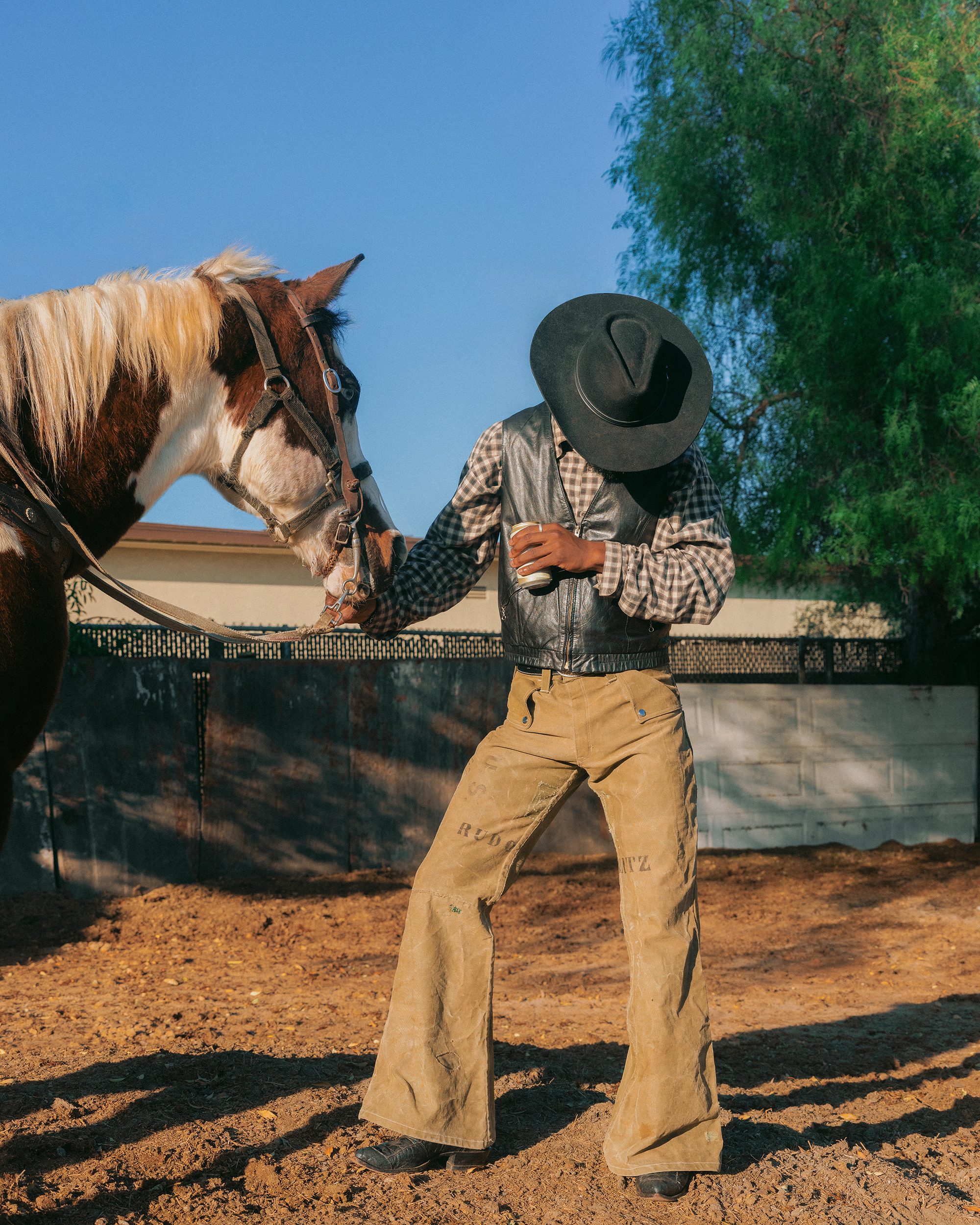 Portrait from Rodeo Romantique by Sean Narine, Los Angeles, 120 film.