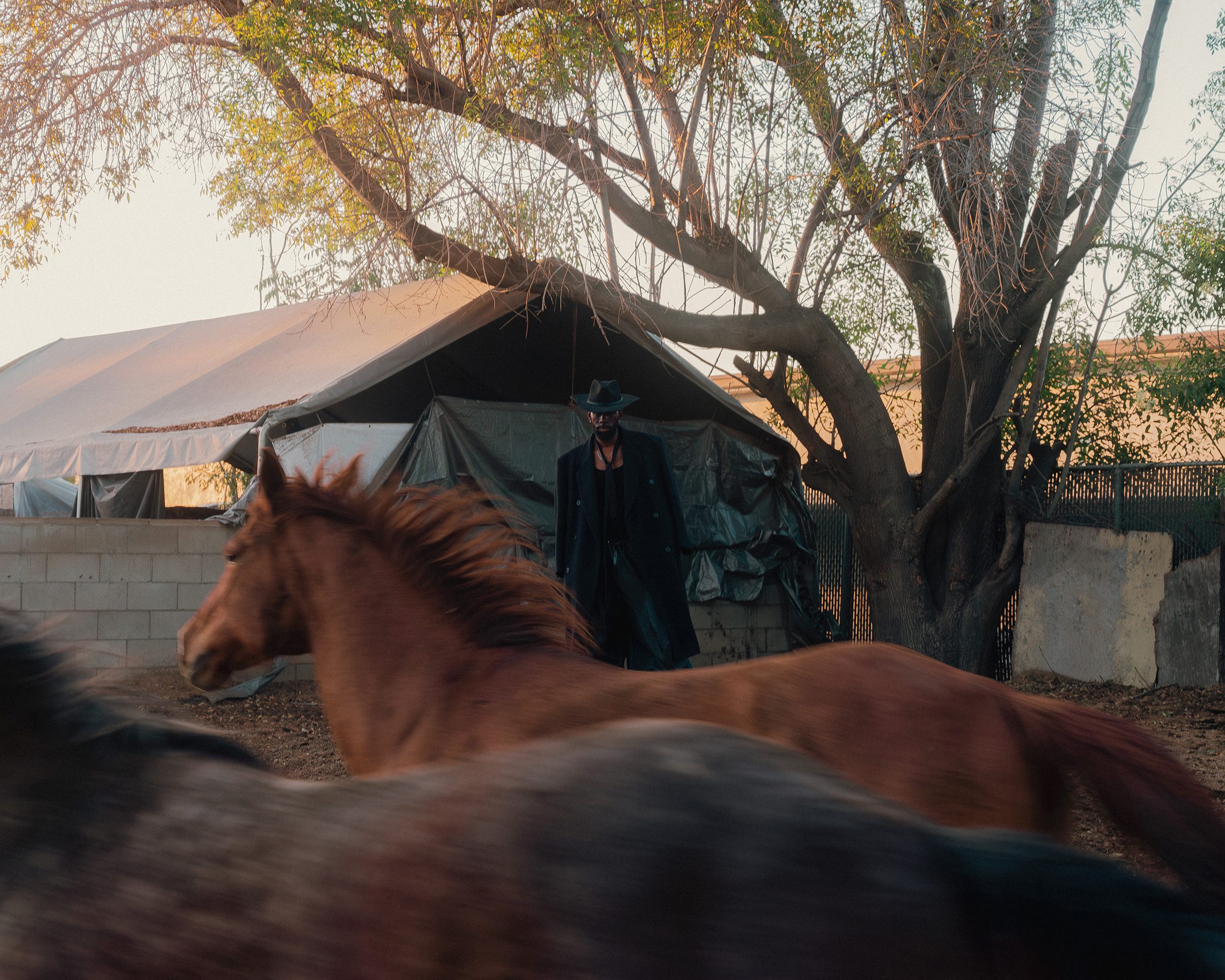Portrait from Rodeo Romantique by Sean Narine, Los Angeles, 120 film.